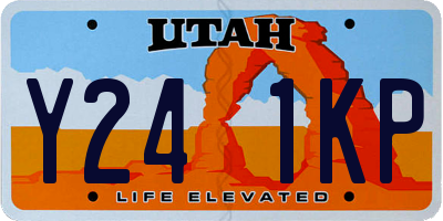 UT license plate Y241KP