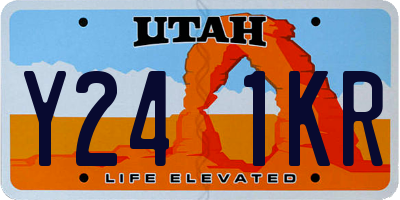 UT license plate Y241KR