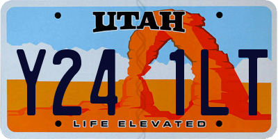 UT license plate Y241LT