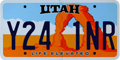 UT license plate Y241NR