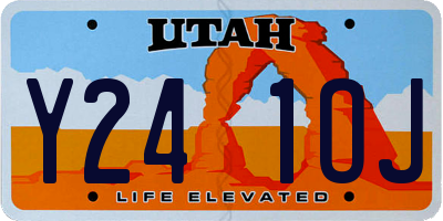 UT license plate Y241OJ