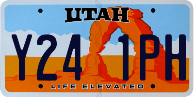 UT license plate Y241PH
