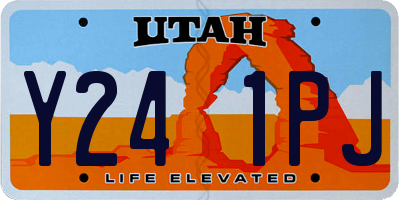 UT license plate Y241PJ