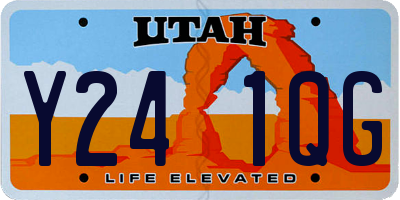 UT license plate Y241QG