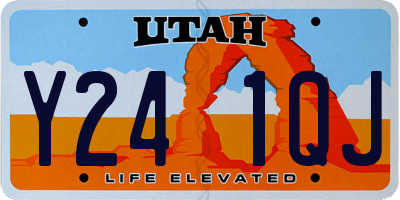 UT license plate Y241QJ