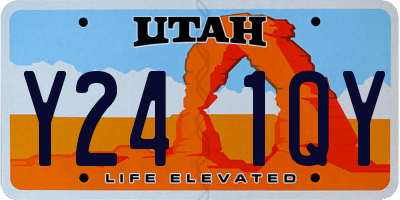 UT license plate Y241QY