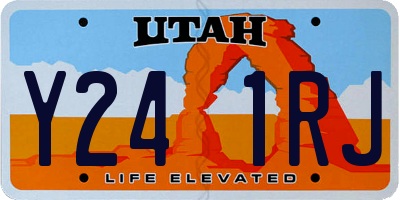 UT license plate Y241RJ