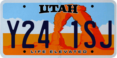 UT license plate Y241SJ