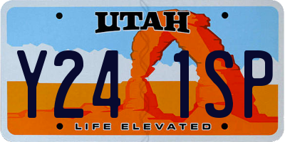 UT license plate Y241SP