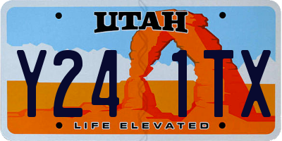 UT license plate Y241TX