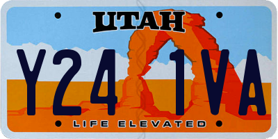 UT license plate Y241VA