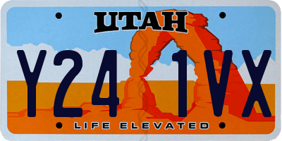 UT license plate Y241VX
