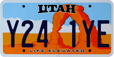 UT license plate Y241YE