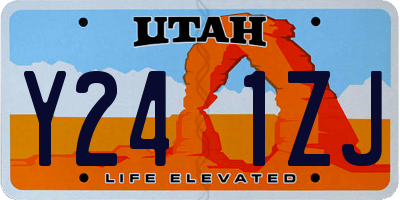 UT license plate Y241ZJ