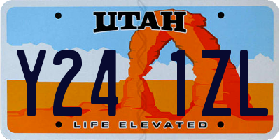 UT license plate Y241ZL