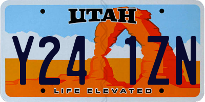 UT license plate Y241ZN
