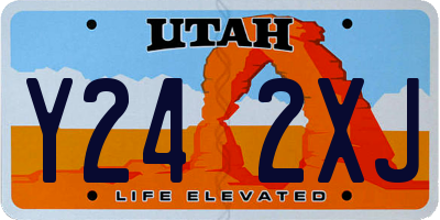 UT license plate Y242XJ