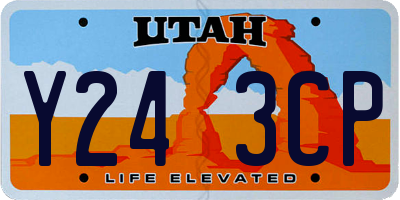 UT license plate Y243CP