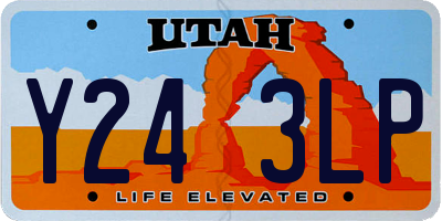 UT license plate Y243LP