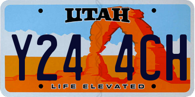 UT license plate Y244CH