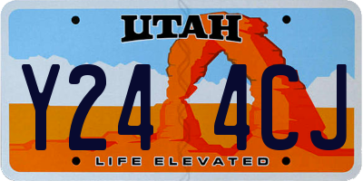 UT license plate Y244CJ