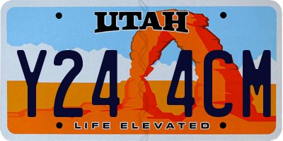UT license plate Y244CM