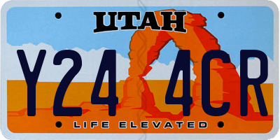 UT license plate Y244CR