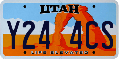 UT license plate Y244CS