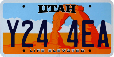 UT license plate Y244EA