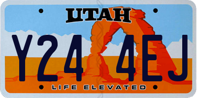 UT license plate Y244EJ