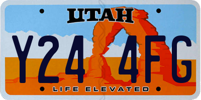 UT license plate Y244FG