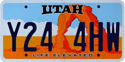 UT license plate Y244HW