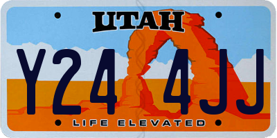 UT license plate Y244JJ