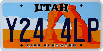 UT license plate Y244LP