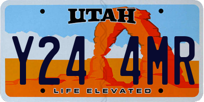 UT license plate Y244MR