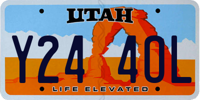 UT license plate Y244OL