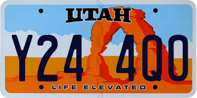 UT license plate Y244QO