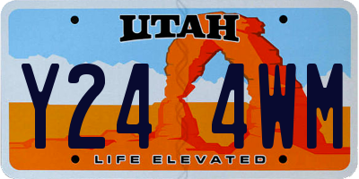 UT license plate Y244WM
