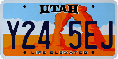 UT license plate Y245EJ