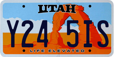 UT license plate Y245IS