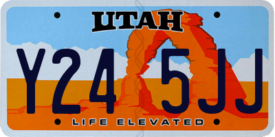 UT license plate Y245JJ