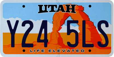UT license plate Y245LS