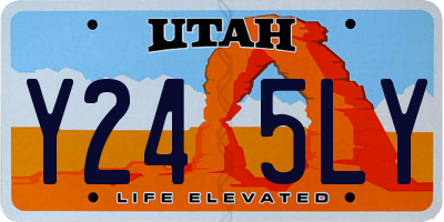 UT license plate Y245LY