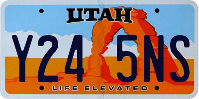 UT license plate Y245NS