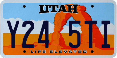 UT license plate Y245TI