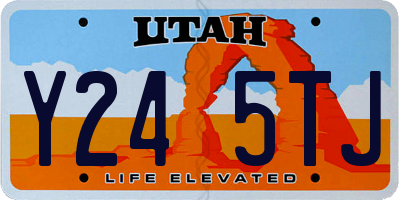 UT license plate Y245TJ