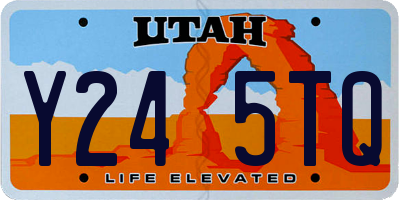 UT license plate Y245TQ