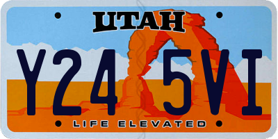 UT license plate Y245VI