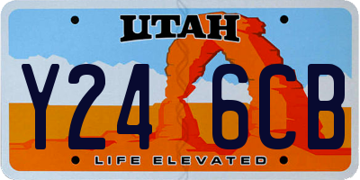 UT license plate Y246CB