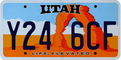 UT license plate Y246CF